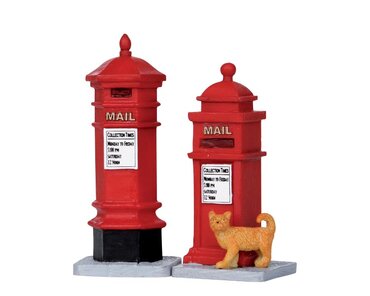 Lemax kerstdorp figuur 'Victorian Mailboxes'
