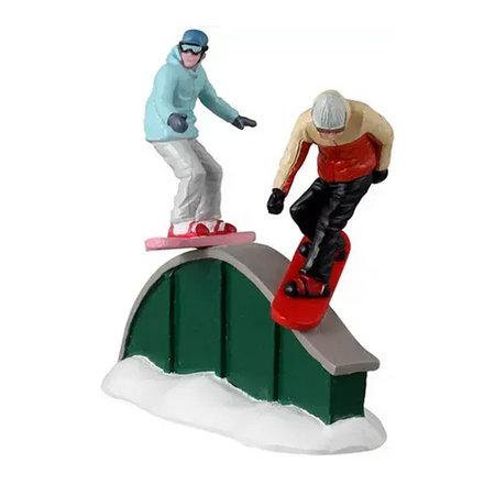 Lemax kerstdorp figuur 'Boarding fun'