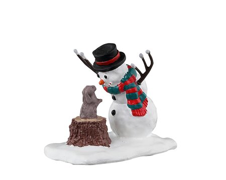 Lemax kerstdorp figuur 'Bunny Makes A Friend'