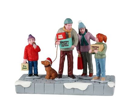 Lemax kerstdorp figuur 'Cake shopping'