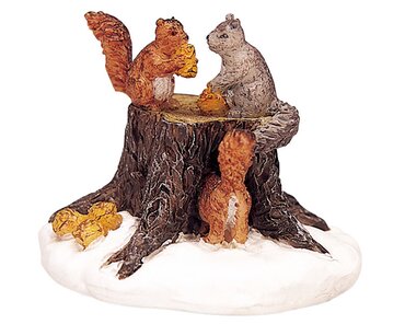 Lemax kerstdorp figuur 'Chipmunks'