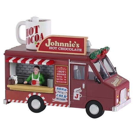 Lemax kerstdorp figuur 'Johnnie's hot chocolate'
