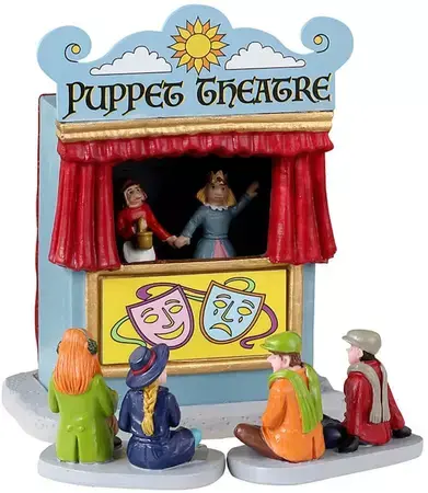 Lemax kerstdorp figuur 'Puppet theatre'