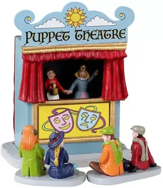Lemax kerstdorp figuur 'Puppet theatre'