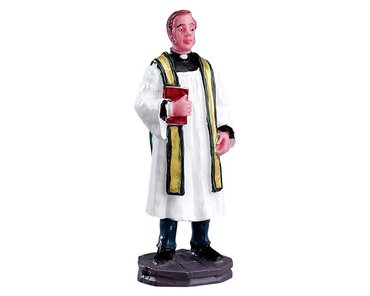 Lemax kerstdorp figuur 'Reverend Smythe'