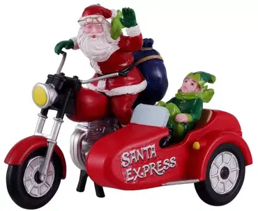 Lemax kerstdorp figuur 'Santa express' - afbeelding 1
