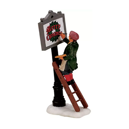 Lemax kerstdorp figuur 'Sign painter'
