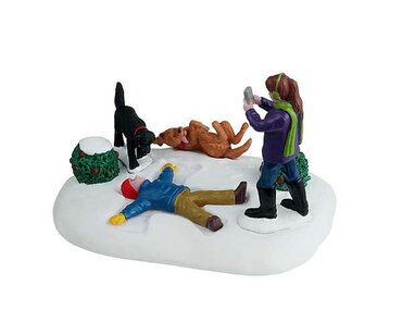Lemax kerstdorp figuur 'Snow angel's best friend'
