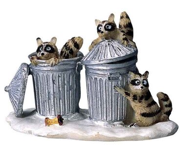 Lemax kerstdorp figuur 'Trash Bandits'