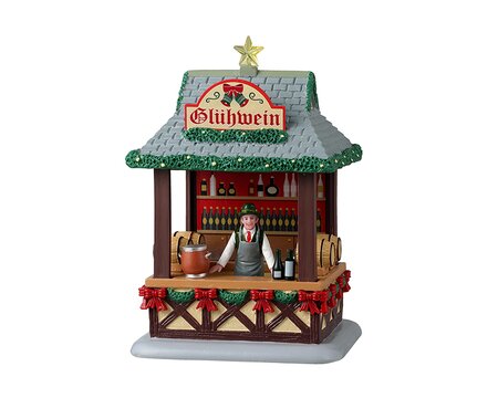 Lemax kersthuisje 'Gluhwein booth'