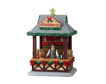 Lemax kersthuisje 'Gluhwein booth'