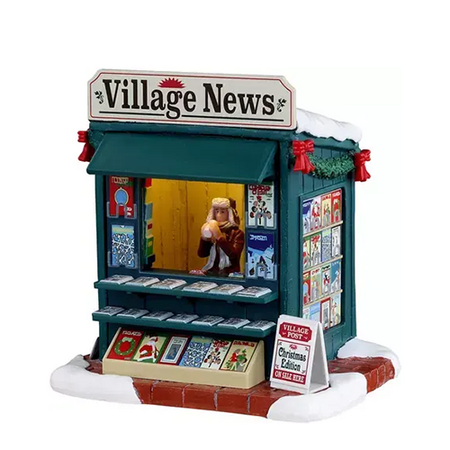 Lemax kersthuisje 'Good news day'