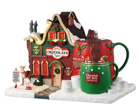 Lemax kersthuisje 'Hot chocolate spa' 