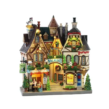 Lemax kersthuisje 'Noel alsace'