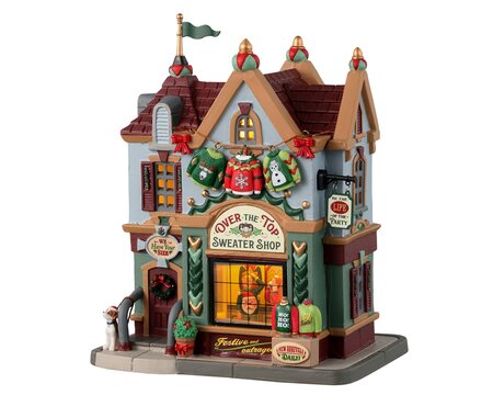 Lemax kersthuisje 'Over the top sweater shop' 