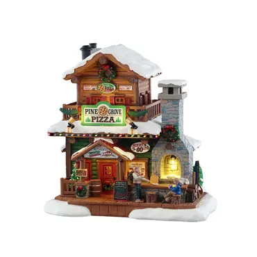 Lemax kersthuisje 'Pine grove pizza'