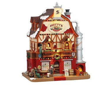 Lemax kersthuisje 'Smitty's Brewery'