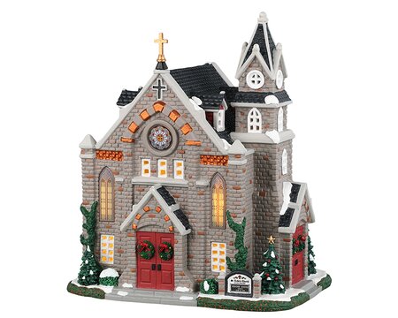 Lemax kersthuisje 'St. Luke's church'