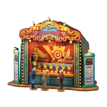 Lemax kersthuisje 'The duck hunt'