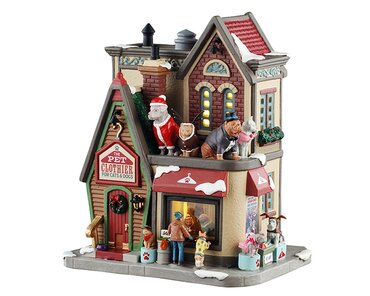 Lemax kersthuisje 'The pet clothier'