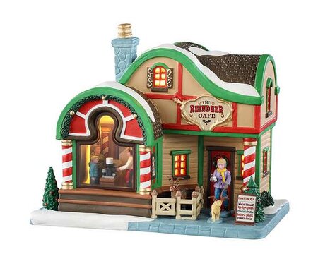 Lemax kersthuisje 'The Reindeer Café'