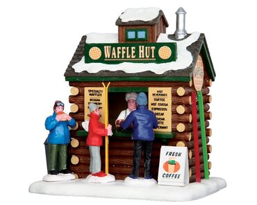 Lemax kersthuisje 'Waffle hut'