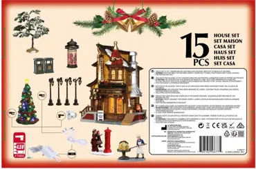 Lemax kersthuisjes starter set 'Lucy's chocolate shop'  - afbeelding 3