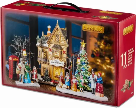 Lemax kersthuisjes starter set 'Tannenbaum Christmas shoppe'  - afbeelding 1