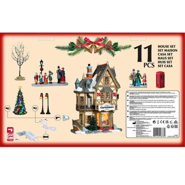 Lemax kersthuisjes starter set 'Tannenbaum Christmas shoppe'  - afbeelding 3