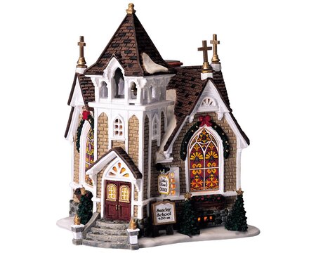 lemax little river church incl. adaptor