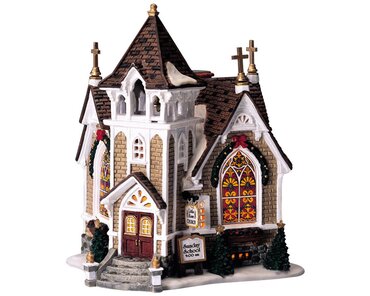 lemax little river church incl. adaptor