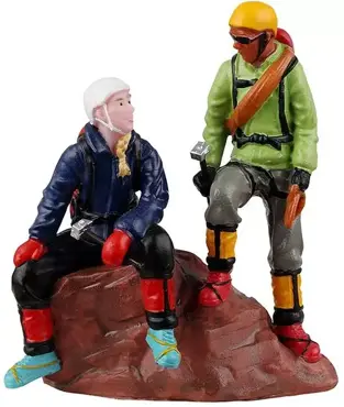 Lemax mountain climbers kerstdopr figuren