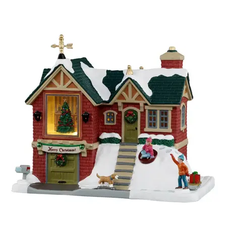 Lemax the little brick house