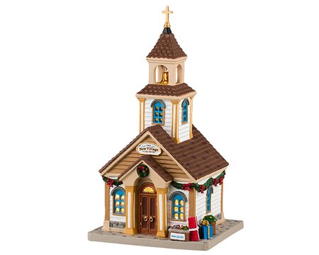 lemax the new village church incl. adaptor