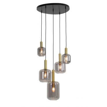 Light & Living hanglamp LEKAR 5 lampen - afbeelding 2