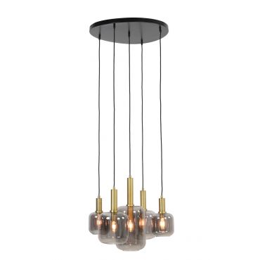 Light & Living hanglamp LEKAR 5 lampen - afbeelding 4