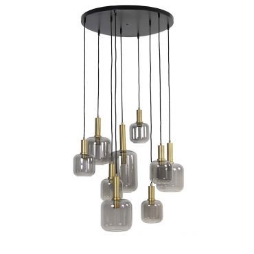 Light & Living hanglamp LEKAR 9 lampen - afbeelding 7