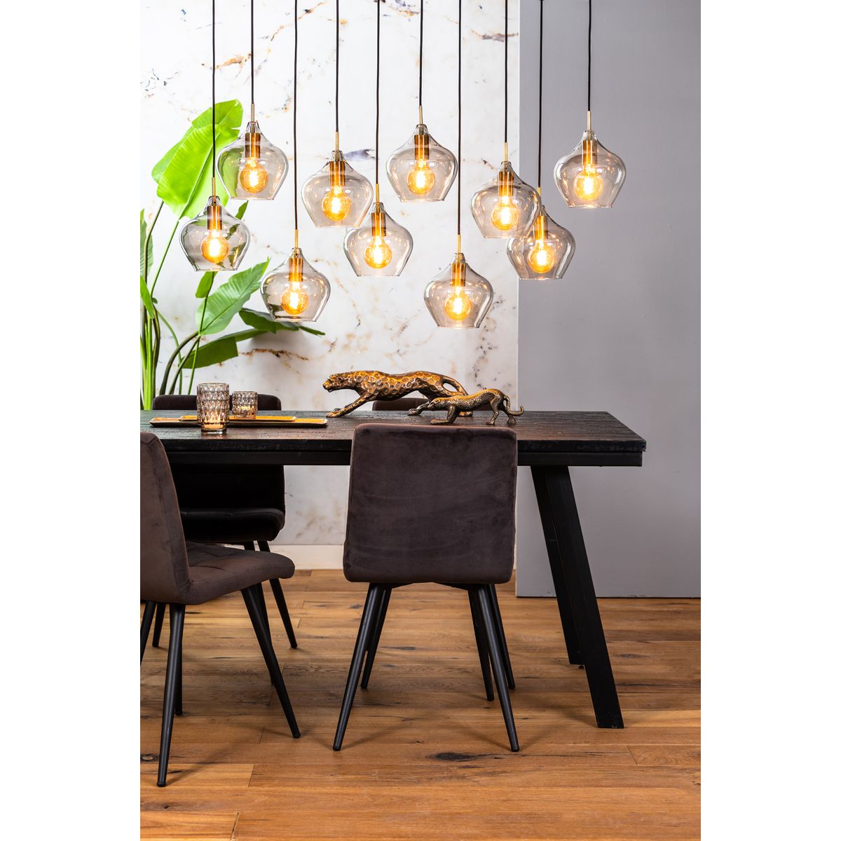 voorstel Grammatica komen Light & Living hanglamp RAKEL 10 lampen - Tuincentrum Borghuis