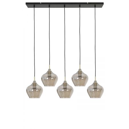 Light & Living hanglamp RAKEL 5 lampen - afbeelding 1