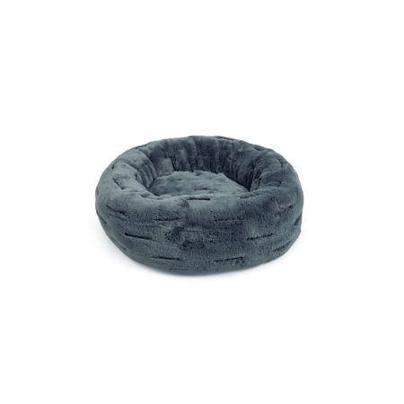 Ligmand rond 'Xanto' grijs