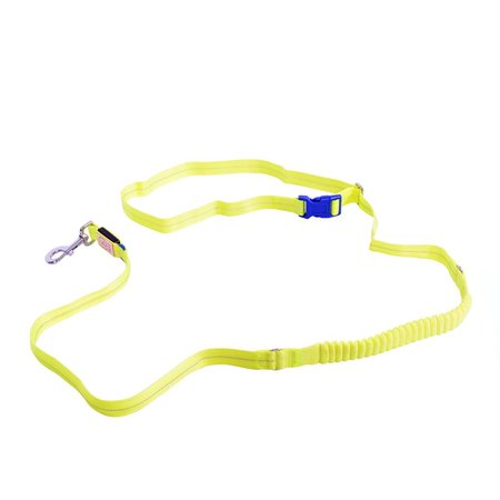 Duvo+ lichtgevende jogging lijn 200 cm geel - afbeelding 1