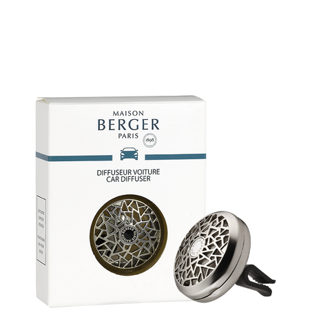 Lampe Berger losse diffuser autoparfum Graphic nickel mat
