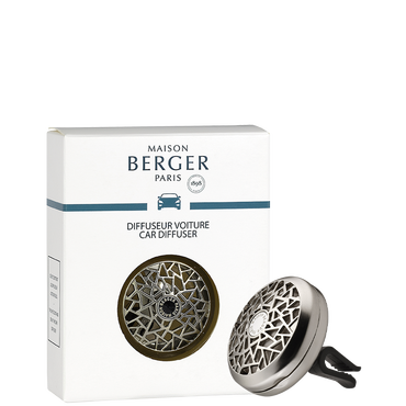 Lampe Berger losse diffuser autoparfum Graphic nickel mat
