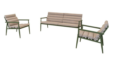 Loungeset Harper olive - afbeelding 1