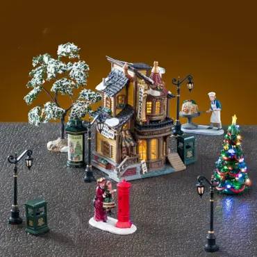 Lemax lucy's chocolate shop set