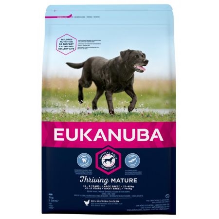 Eukanuba hondenvoer mature & senior large chicken (3 kg) - afbeelding 1