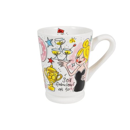 Blond Amsterdam beker XL Cheers to 50 years - afbeelding 1
