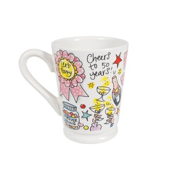 Blond Amsterdam beker XL Cheers to 50 years - afbeelding 3