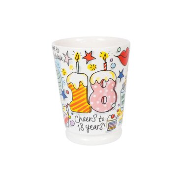 Blond Amsterdam beker XL Cheers to 18 years - afbeelding 2