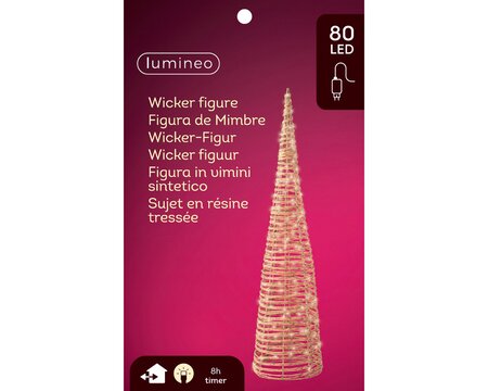 Lumineo microled kegel 60 cm - afbeelding 1